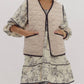 Entro - Jaylyn Button Up V-neck Vest