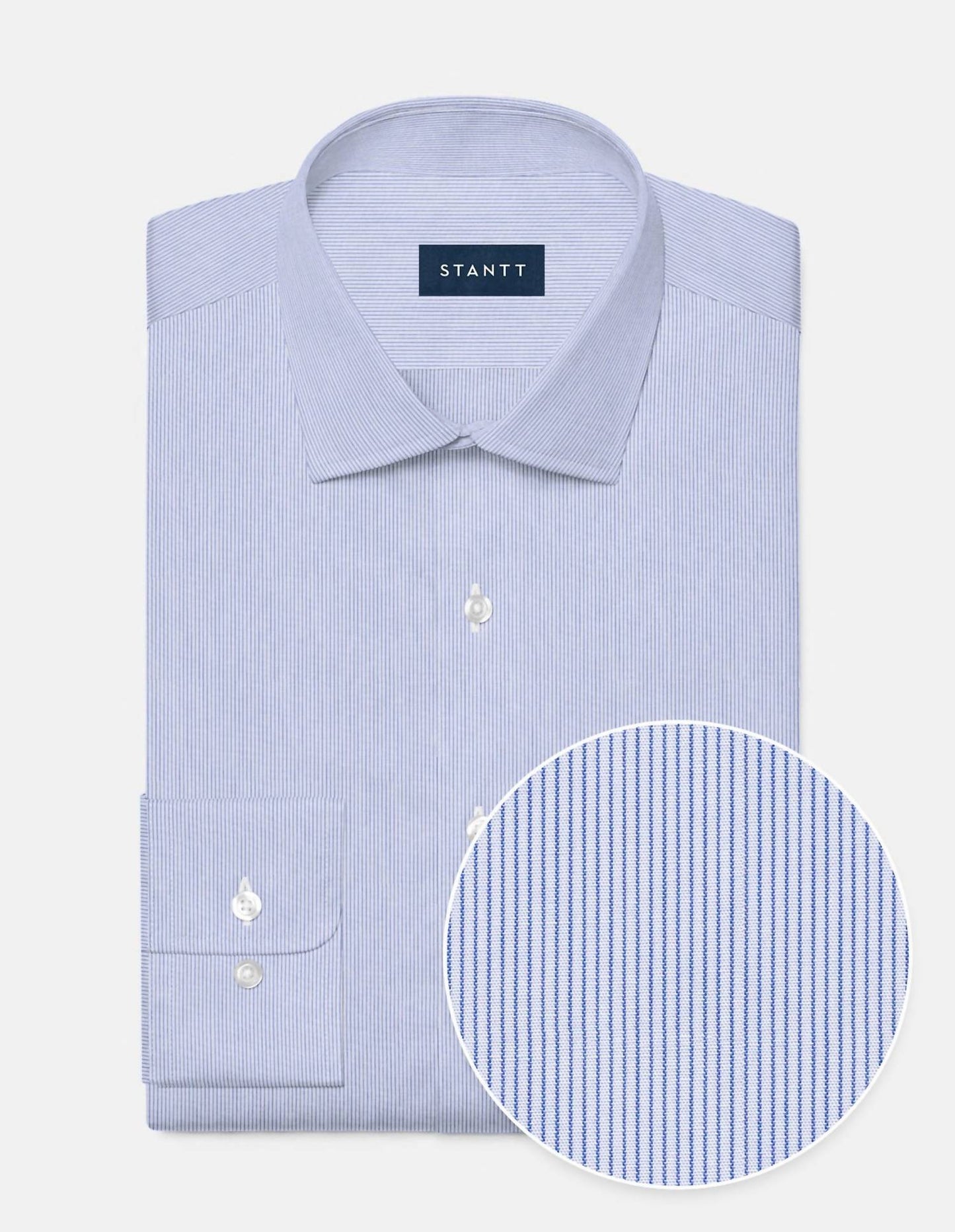 Stantt - Hairline Stripe Button Down Shirt