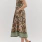 Entro - Floral Print Midi Dress