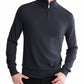 Calvin Klein - Fine Merino Wool Blend Quarter Zip Sweater