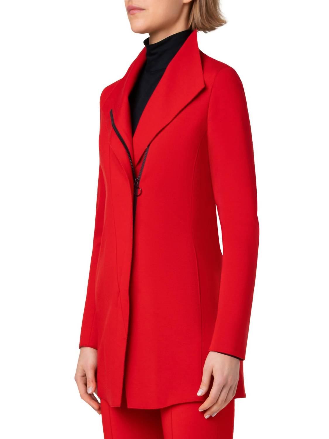 Akris Punto - Signature Jersey Asymmetrical Close Jacket