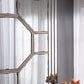 Antique Style Decorative Square Wall Mirror with Mirrored Frame