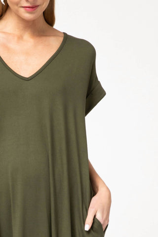 Entro - Jersey Knit Maxi Dress