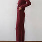 Donni. - Sweater Rib Simple Pant