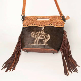 American Darling - Women's Genuine Western Leather Crossbody Clutch