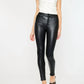 Kancan - Cherry High Rise Faux Leather Super Skinny Jeans