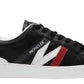 Moncler - Men's Monaco Leather Logo Sneakers - M