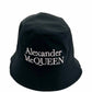 Alexander Mcqueen - Chapéu Bucket Reversível Bordado com Logotipo Masculino