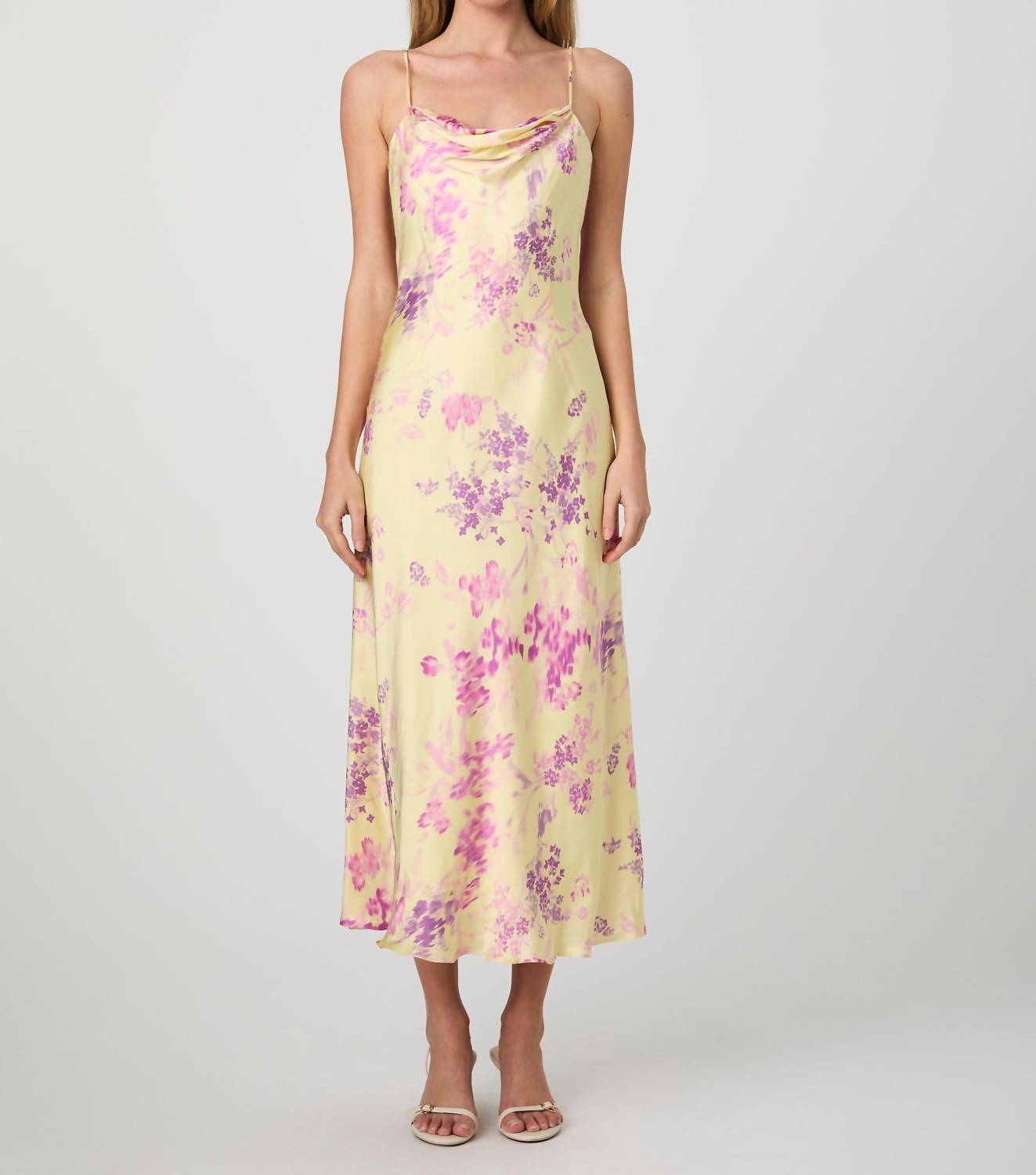 French Connection - Elyria Oona Satin Midi Dress