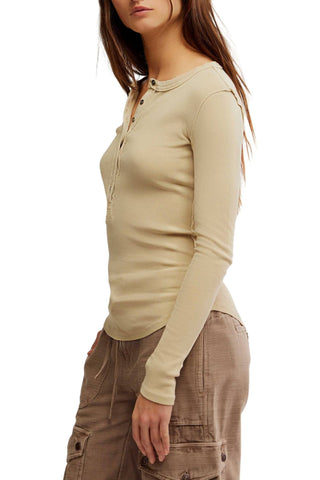 Free People - Jamie Henley Long Sleeve Top