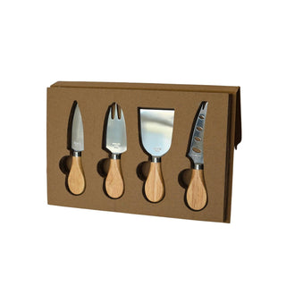 Creative Gifts International - Conjunto de 4 peças para servir queijo