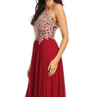 Anny Lee - Vestido de baile de chiffon