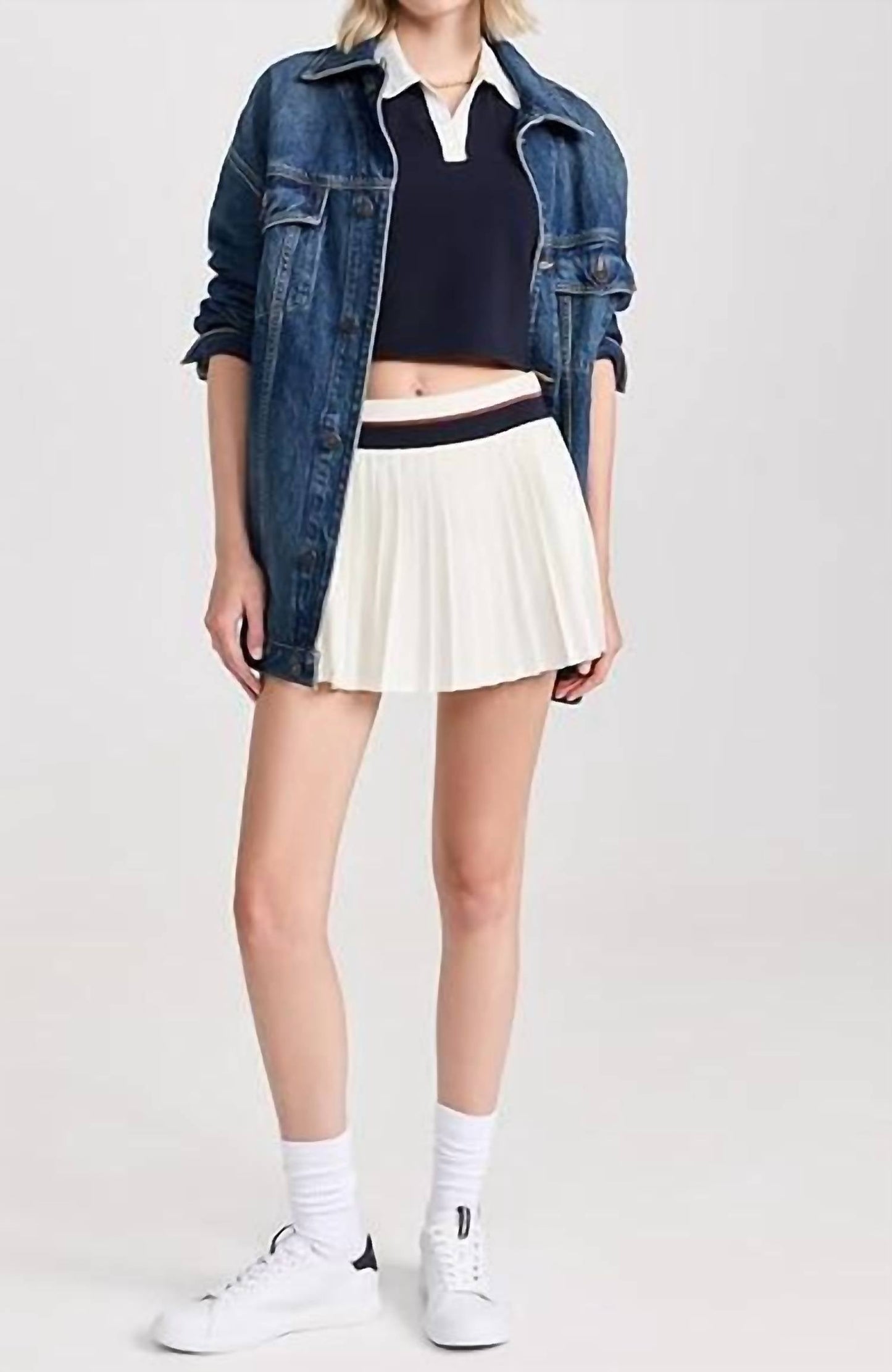 Tory Burch - Women's Logo Howell Court Lace Up Sneakers