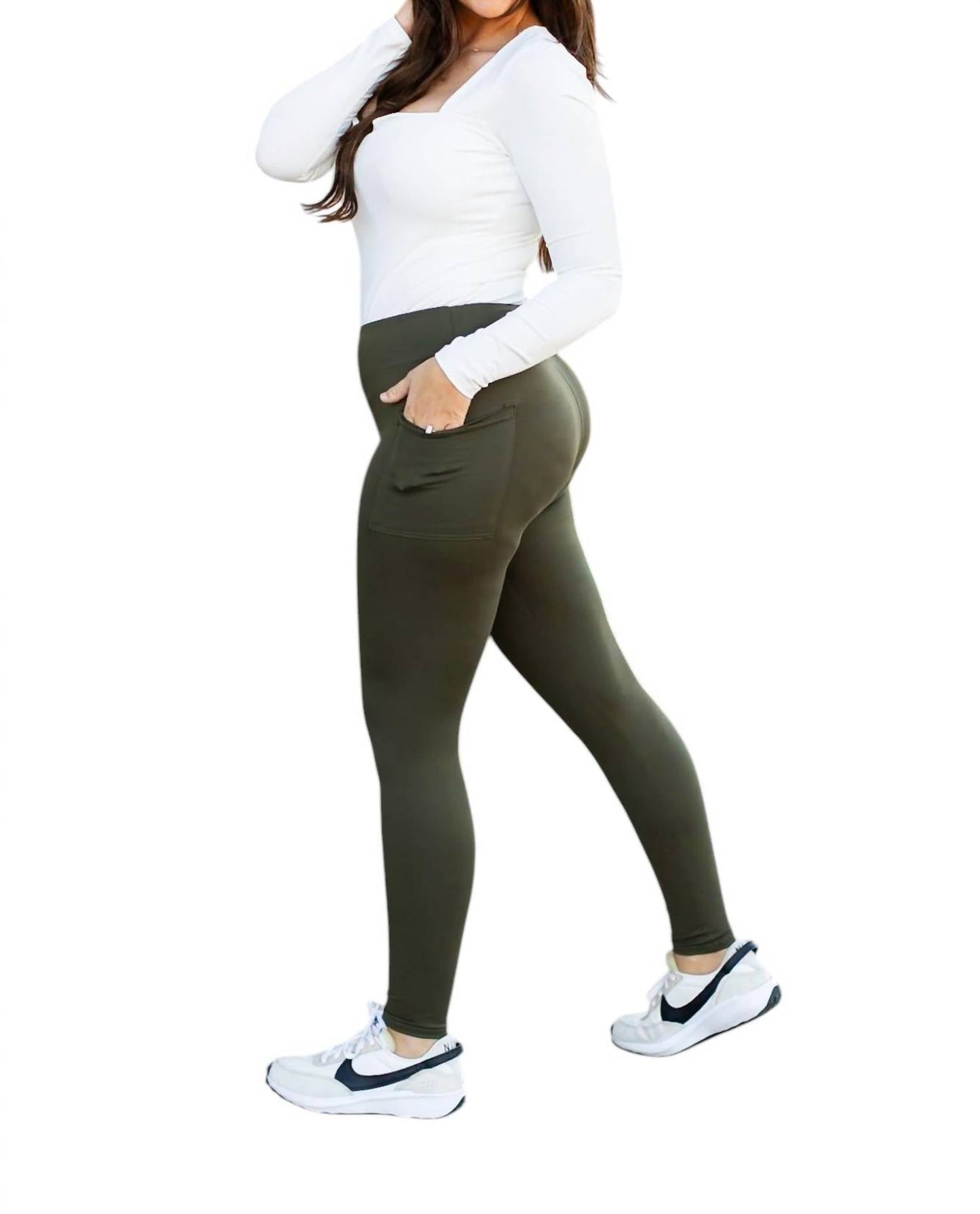 Julia Rose - Full-length Leggings With Pocket