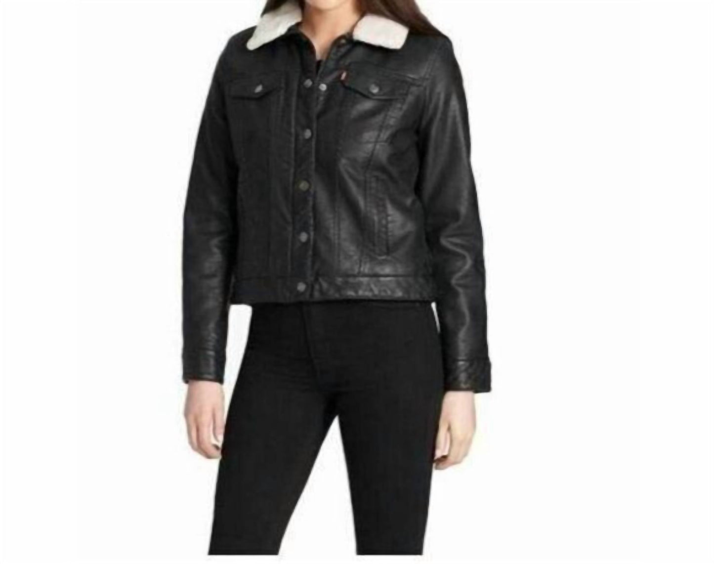 Levi'S - Classic Lined Sherpa Faux Leather Trucker Jacket