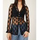 Free People - Flower Field Sheer Lace Blouse
