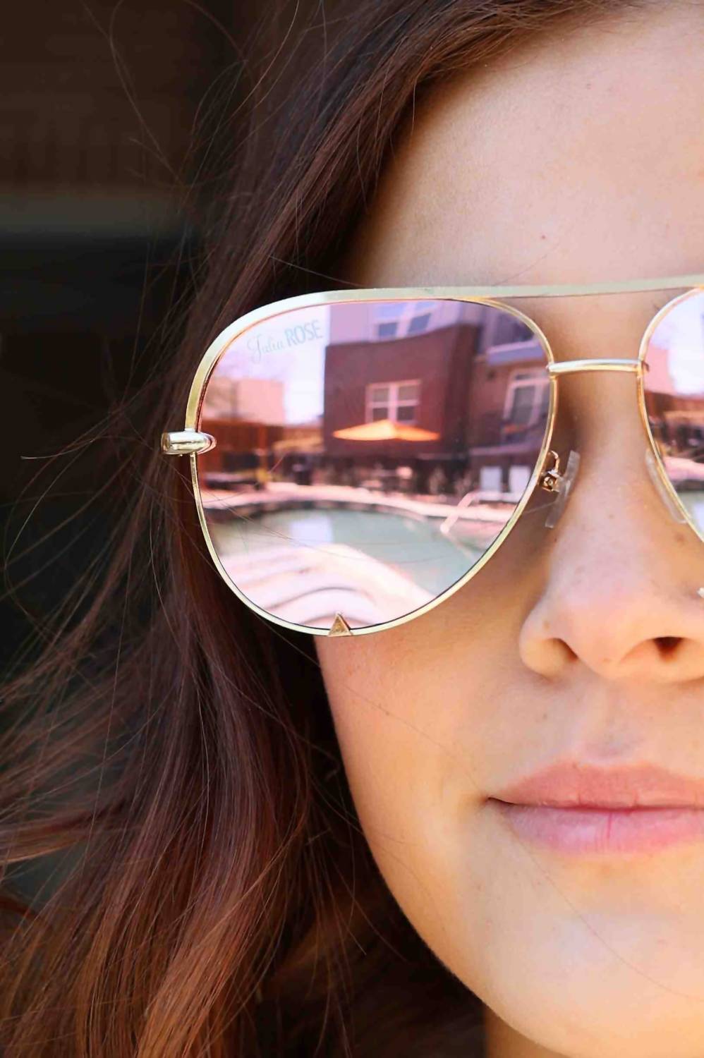 Julia Rose - Unisex Alex High Quality Aviator Sunglasses