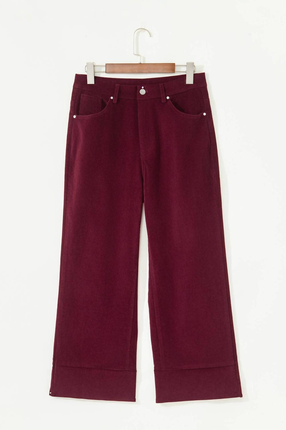 66Disco - Corduroy High Waist Wide Leg Pants