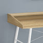 Computer Desk for Home Office, Laptop, Storage Shelves - Natural