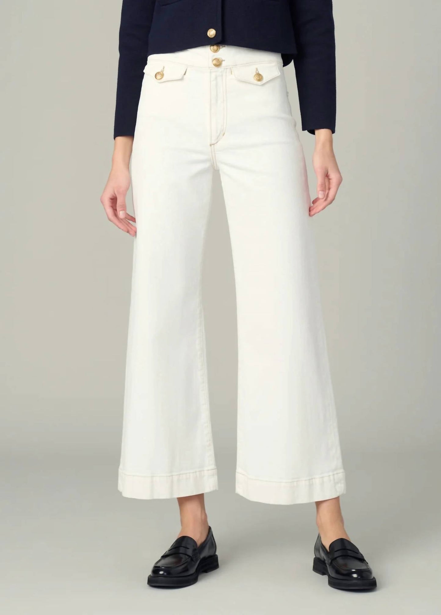 Joe'S Jeans - Ellia Wide Leg Ankle Jeans