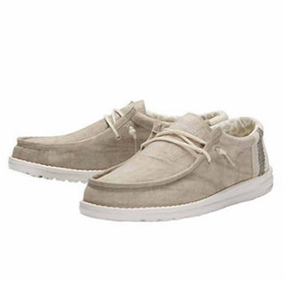 Hey Dude - Sapatos de linho Wally masculinos