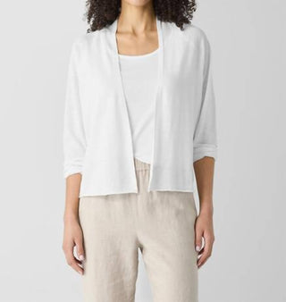 Eileen Fisher - Raglan Sleeve Linen Cardigan