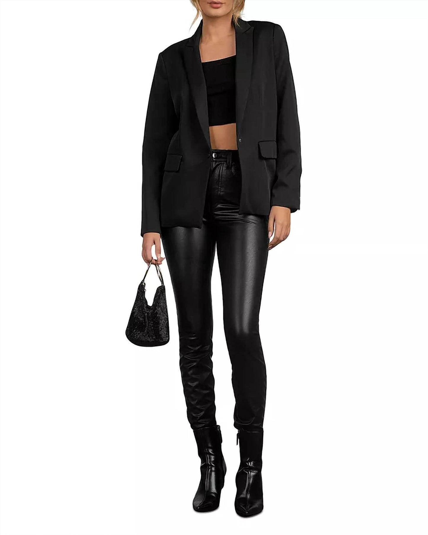Elan - Embellished Sleeve Blazer