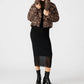 Steve Madden - Evy Leopard Puffer Jacket