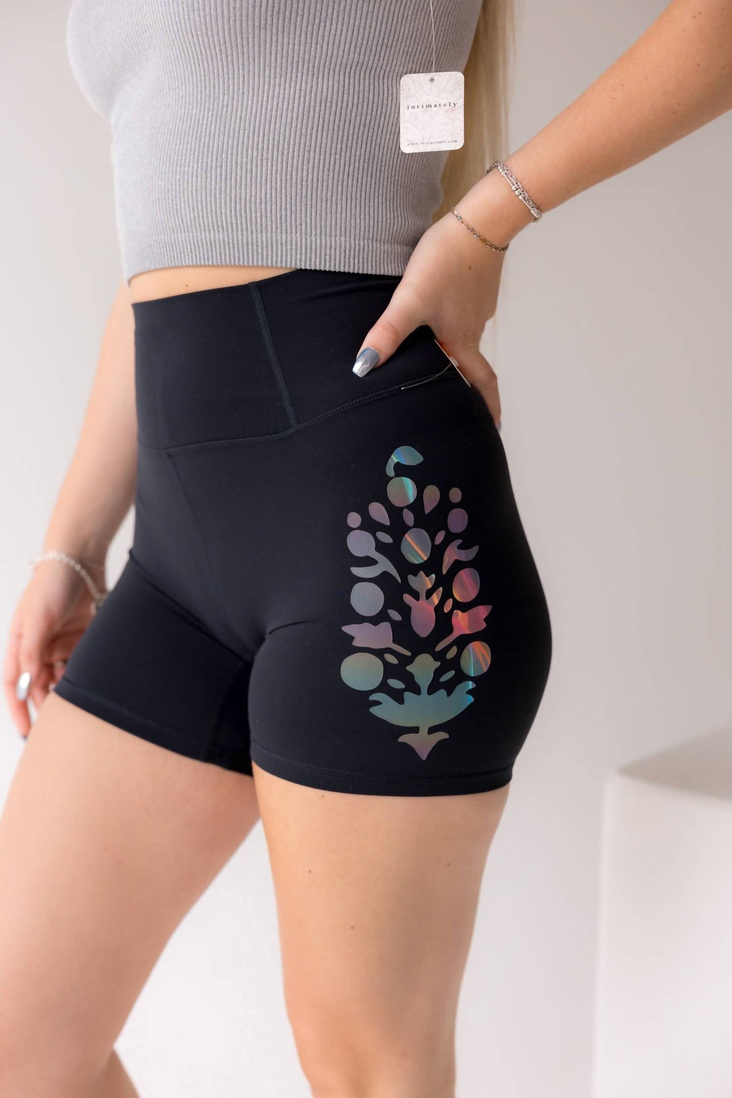 Free People - Never Better Logo Bike Shorts