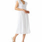 Steve Madden - Cotton Puff-sleeve Midi Dress
