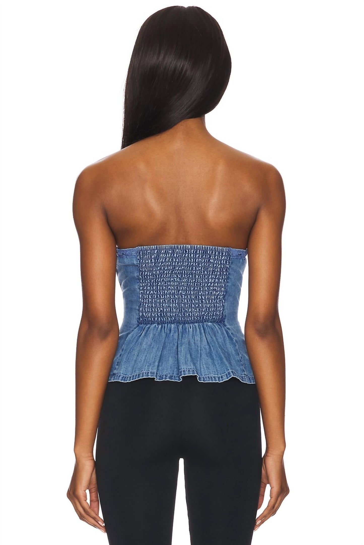 Free People - Denim Wink Wink Tube Top
