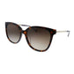 Kate Spade - BRITTON/G/S Square Plastic Sunglasses with Brown Gradient Lens