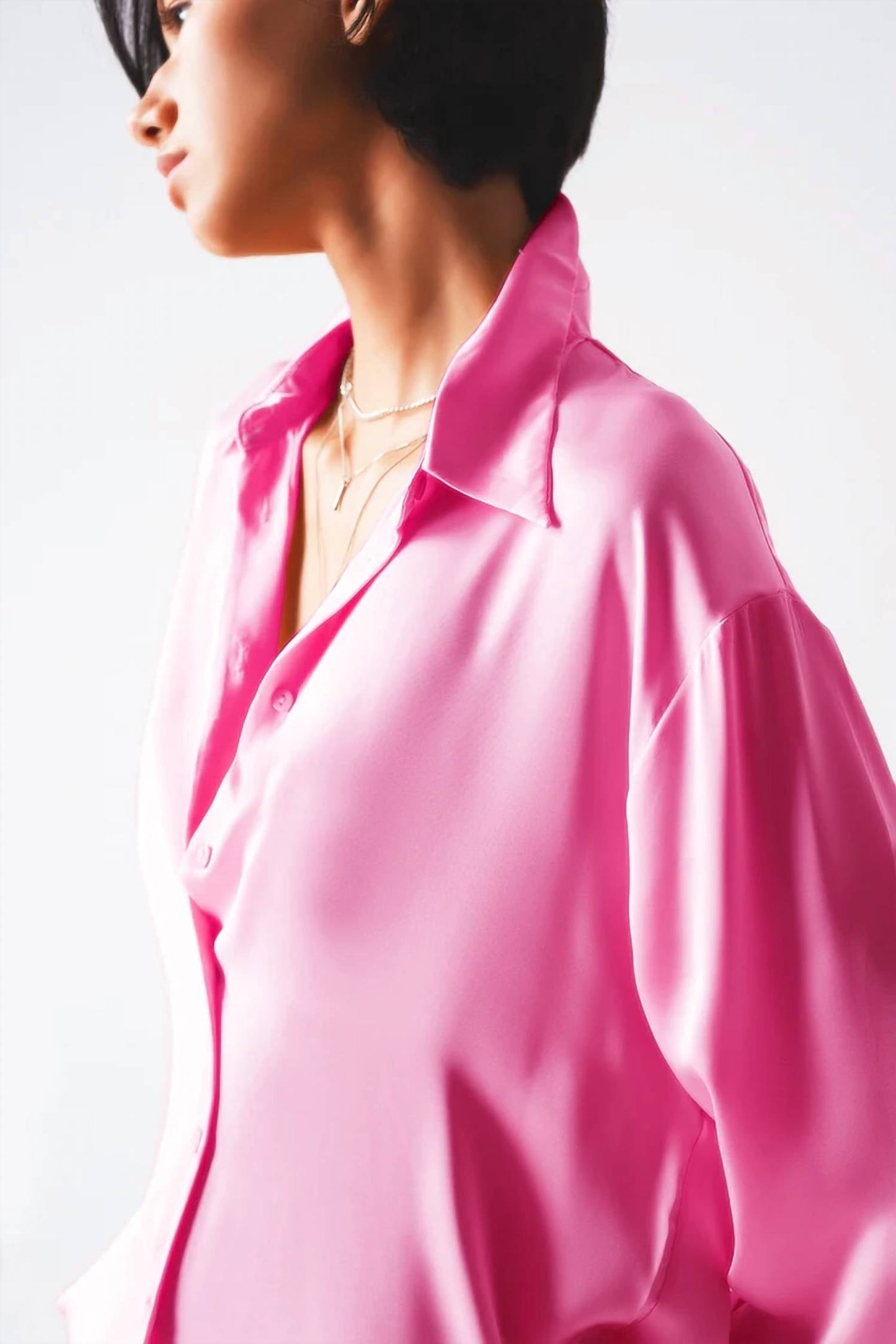 Q2 - Satin Long Sleeve Shirt
