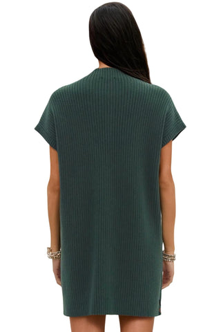 Entro - Vestido suéter de malha canelada Andrea