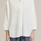 Grade & Gather - Oversize Round Yoke Button Down Shirt