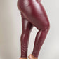 The Curve La - Plus Size Faux Leather High Rise Leggings