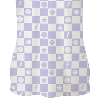 Swingjuice - Polo feminino sem mangas Golf Smile Face