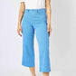 Judy Blue - Tummy Control Crop Wide Leg Pants
