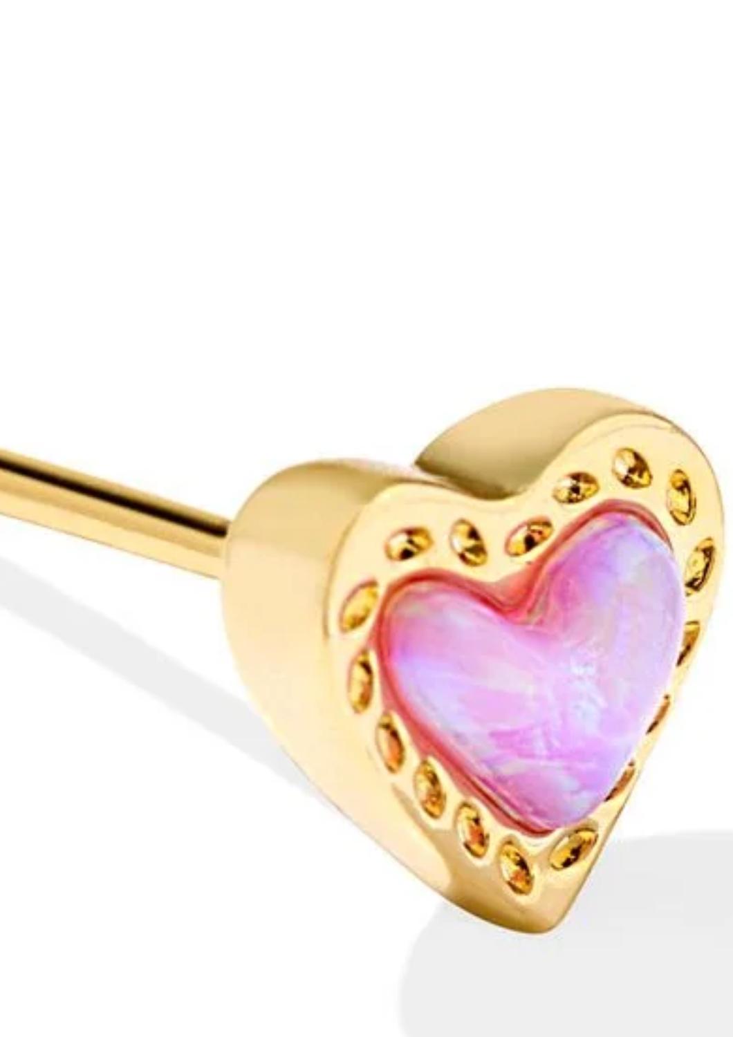 Kendra Scott - Women's Mini Ari Heart Stud Earrings