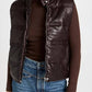 Nili Lotan - Dany Leather Puffer Vest