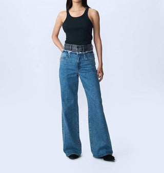 Slvrlake - Re-work Eva Double Waistband Jeans