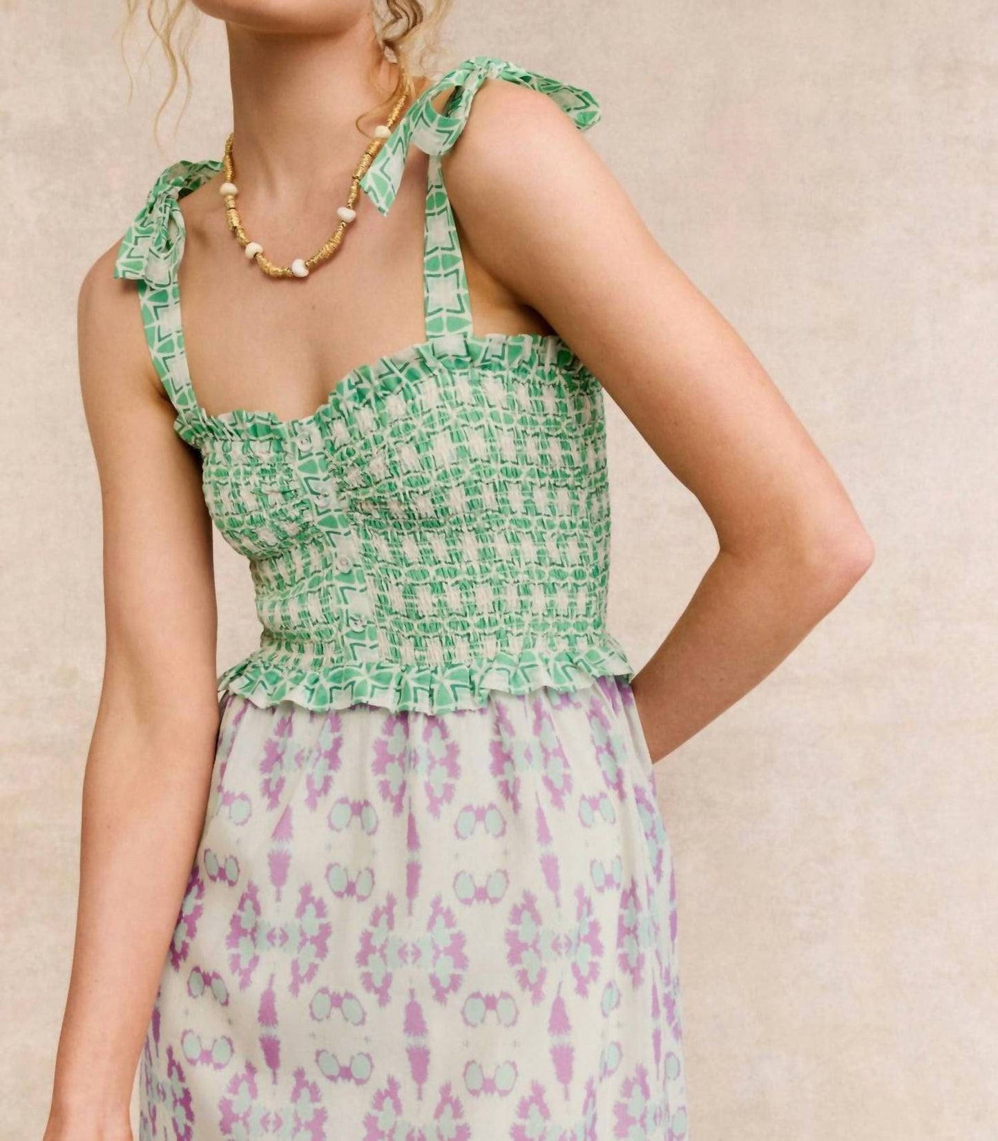 Caballero - Vestido Thandi Tribal Ink Blot