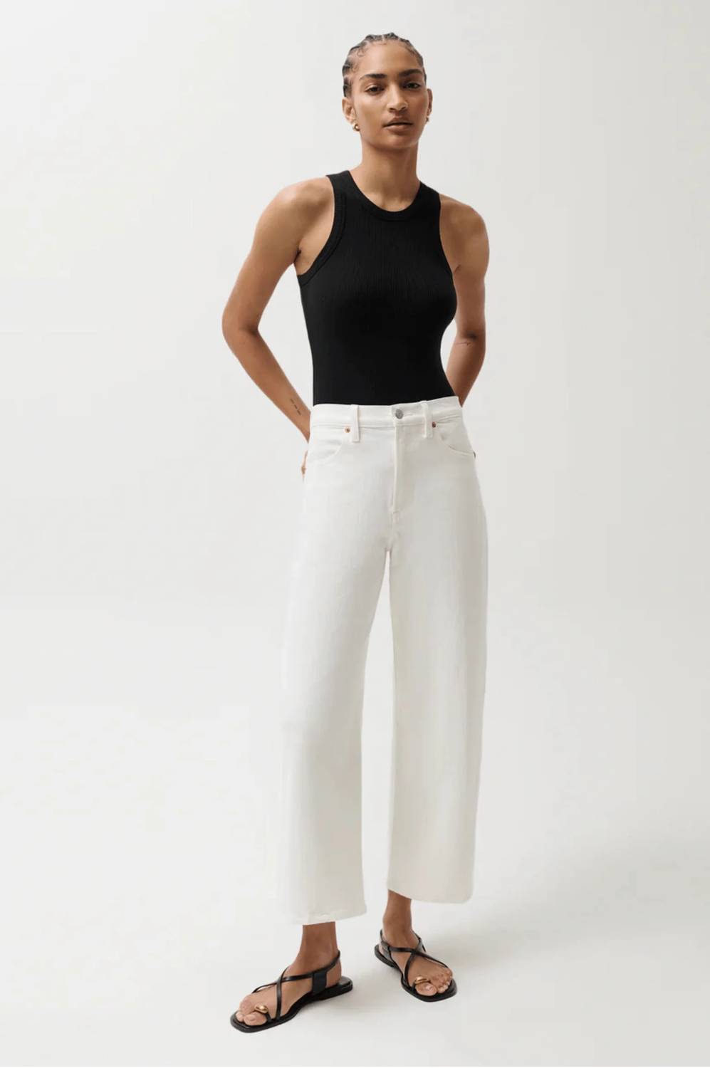 Pistola - Kyra High Rise Bowed Ankle Jeans