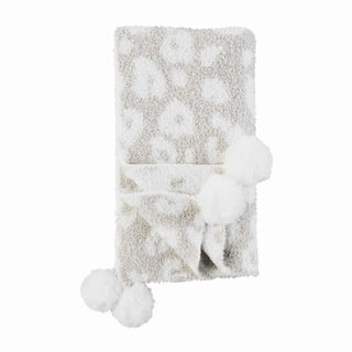 Mudpie - Cobertor de Chenille Leopardo