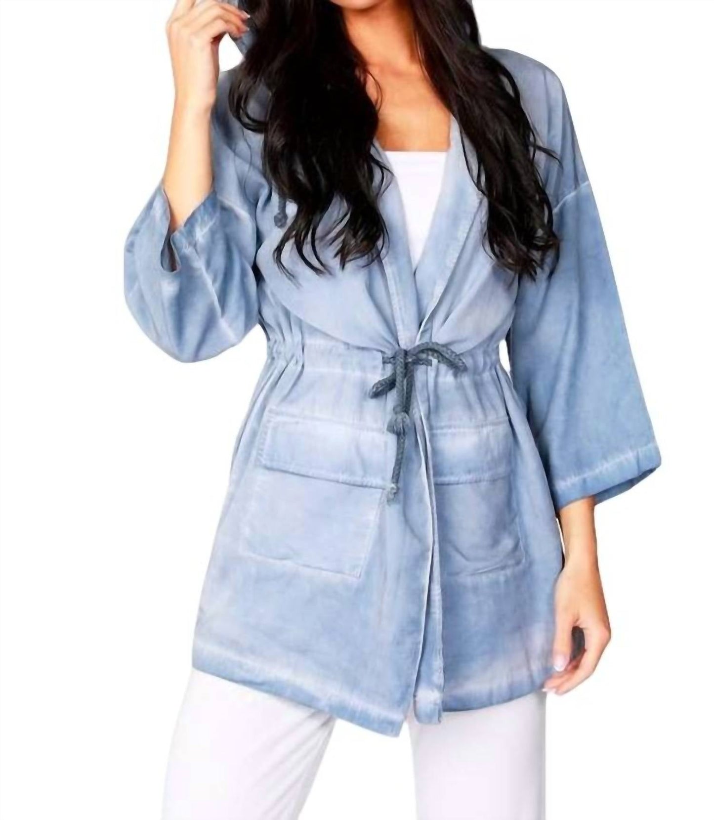 French Kyss - Jennifer Hooded Long Trench Coat