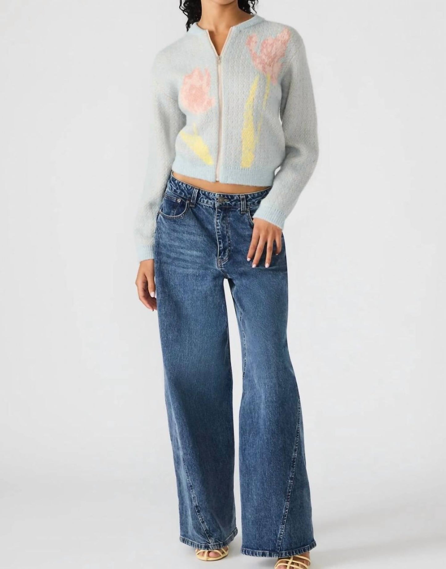 Steve Madden - Jena Long Sleeve Sweater Jacket