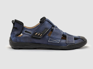 Kcr Group - Sandálias de couro masculinas
