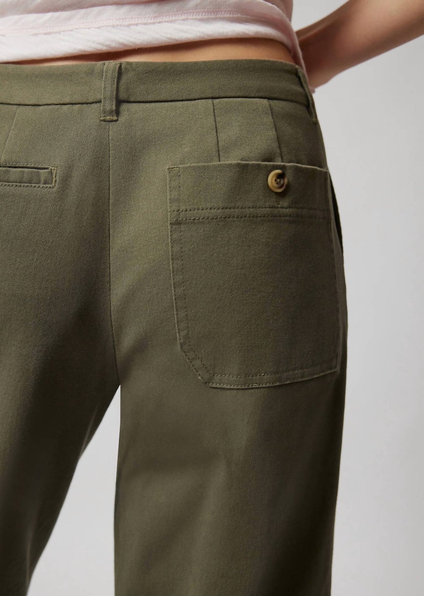 Atm - COTTON TWILL BOYFRIEND PANT