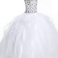 Rachel Allan - Beaded Crystal Pageant Ball Gown
