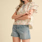 Merci - Flutter Sleeve Top